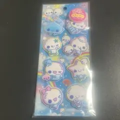 【正規品】 あわわちゃん もっちりシール ジュエリーシール 平成レトロ