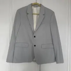 ZARA ザラ テーラードジャケット 50スリムフィット ライトグレーのサムネイル