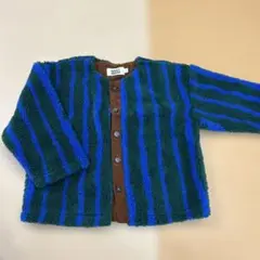 MARKY'S HOGAN ストライプカーディガン 110 ボア