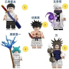 五条悟他ミニキャラセット 呪術廻戦_デカキーホルダー 五条 悟 Morning ミニキャラ ver