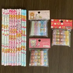 リラックマ 鉛筆 & リラックマ「のんびりネコテーマ」キャップ