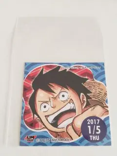 未使用品 ジャンプショップ 365日ステッカーONEPIECE【ルフィ】