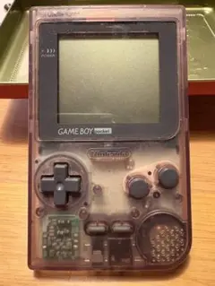 GAME BOY pocket クリアパープル MGB-001 電源付かない