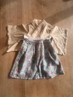 ベビー着物 80サイズ 花柄　袴