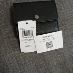 新品・未使用】COACH ブラック 二つ折り財布 型番:CJ883 - メルカリ