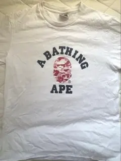 未使用 エイプ レディース Tシャツ XS A BATHING APE（アベイシングエイプ） tシャツ COLOR DENIM BIG APE