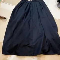 earth music &ecology ロングスカート　ネイビー　mサイズ