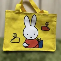 Miffy ミッフィー キャンバス ミニトートバッグ イエロー　非売品のサムネイル