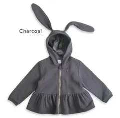 ウサギ耳 パーカー 110