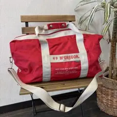 80sヴィンテージ マクレガー ボストン 2WAY ショルダーバッグ レッド