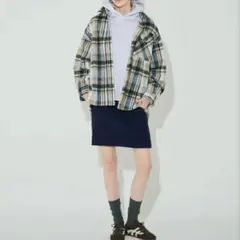 美品★ coca 縮絨ニットミニスカート