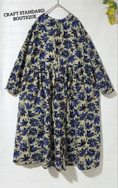 【CRAFT STANDARD BOUTIQUE】花柄♪　前後着　ワンピース