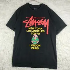 Stüssy グラフィックTシャツ ブラック Mサイズ