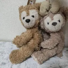 ダッフィー　シェリーメイ　ぬいぐるみ　ポーチ　ポシェット　2点セット