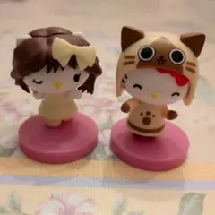 チョコエッグ　キティコラボ　モンハン　アイルー　アイドル