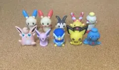 ポケモンキッズ　かわいいポケモン　10個　まとめ売り　指人形　ソフビ