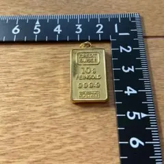 CREDIT SUISSE インゴット風　ペンダントトップ　24KGF メッキ