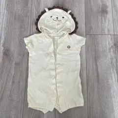 COMME CA ISM ライオンフードロンパース