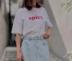 OBLI オブリ SPICY Tシャツ フリーサイズ　新品、タグ付きのサムネイル