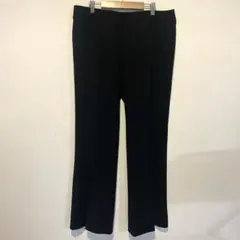 반두 옥토블 무지 바지 플레어 46 느긋하게 블랙 화섬 통근