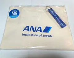 【新品未開封】ANAフライトタグ付きトートバッグ