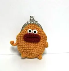 パクパクモンスター　がま口ポーチ　小物入れ