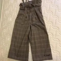 【中古】バイ ラビット(by LOVEiT) グレンチェックプリーツスカパン