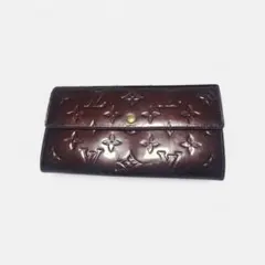 ルイヴィトン ヴェルニ ポルトフォイユ・サラ アマラント 正規品