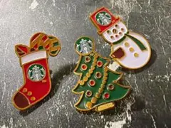 つ*ー様 レア商品✨Starbucks (スタバ) 限定クリスマス ピンバッジのサムネイル