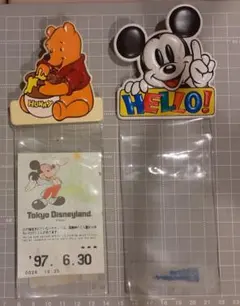 ミッキー＆プーさん チケットホルダー 【東京ディズニーランド】のサムネイル
