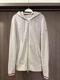 MONCLER モンクレール ジップアップ パーカー グレーのサムネイル