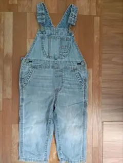 GAP デニムオーバーオール サロペット　ブルー 90