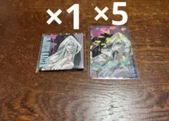 呪術廻戦　スクエアカバー缶バッジ　ホログラムクリアカード　冥冥　セット
