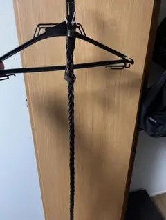 ブラウンレザー編み込みベルト