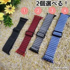 ③ホワイト Apple Watch ラバー ベルト 38/40mm 対応