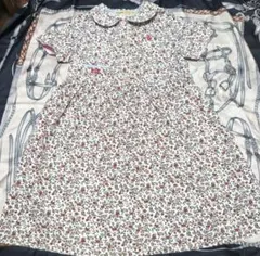 ファミリア f.dash 花柄 半袖ワンピース 110サイズ リバティ