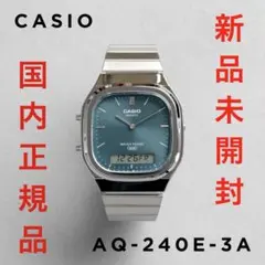 ◇新品◇ AQ-240E-3AJF レトロ調 CASIO アナデジ チープカシオ - メルカリ