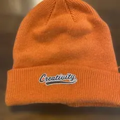 WEGO ニット帽 ビーニー オレンジ Creativityのサムネイル