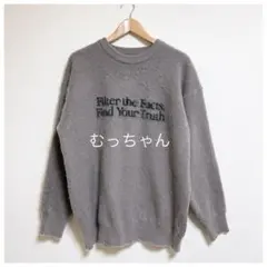 【新品】 LFM(U) LOWRYSFARM シャギー ロゴ ニット F