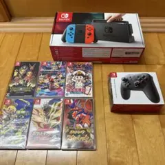 （値下げ中）Nintendo Switch 本体セット（プロコン•カセット付属）