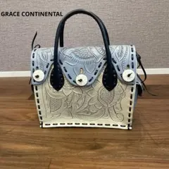 未使用、GRACE CONTINENTALカービングバッグ
