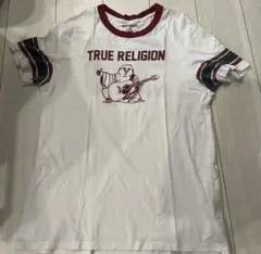 TRUE RELIGION トゥルーレリジョン ロゴTシャツ XL ネイビー - メルカリ