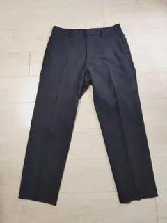 ユニクロ　イージーケアストレッチスリムフィットパンツ　ダークグレー　w76
