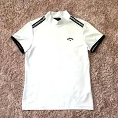 美品 Callaway レディース M ホワイト シャツ　モックネック　ゴルフ