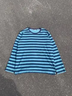 00s OLD UNIQLO ボーダーロンＴ Y2K archive ノームコア