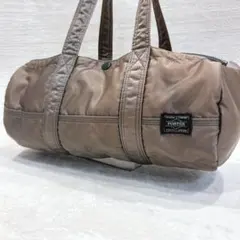 ポーター タンカー ドラムバッグ ミニボストン カーキ Sサイズ