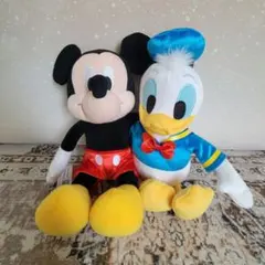 ＊新品＊◇ディズニー◇ ぶるぶるぬいぐるみ◇ミッキー&ドナルドペアぬいぐるみ