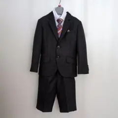 HusHusHキッズ ブラック スーツ 110cm~ ネクタイ付き