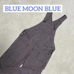 【Y2K】BLUE MOON BLUE ヒッコリー オーバーオール M 裏地総柄のサムネイル