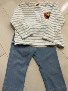 プティマインエルモ T 110après les coursデニムパンツ 100